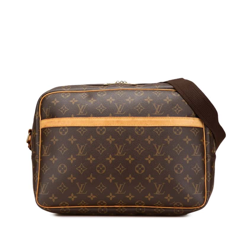 Louis Vuitton Monogram Reporter GM Brown Canvas Good condition - Front View