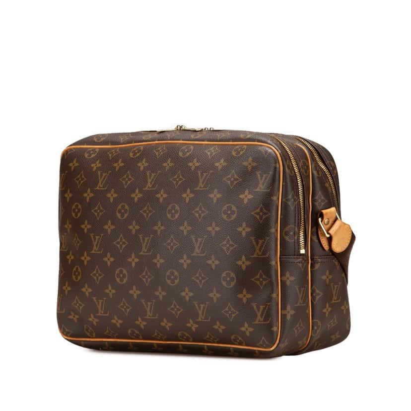 Louis Vuitton Monogram Reporter GM Brown Canvas Good condition - Back View