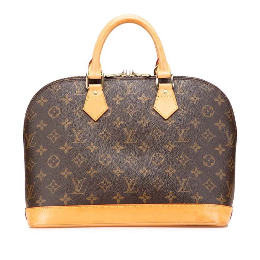 Louis Vuitton Monogram Alma PM Brown Canvas Good condition - Front View