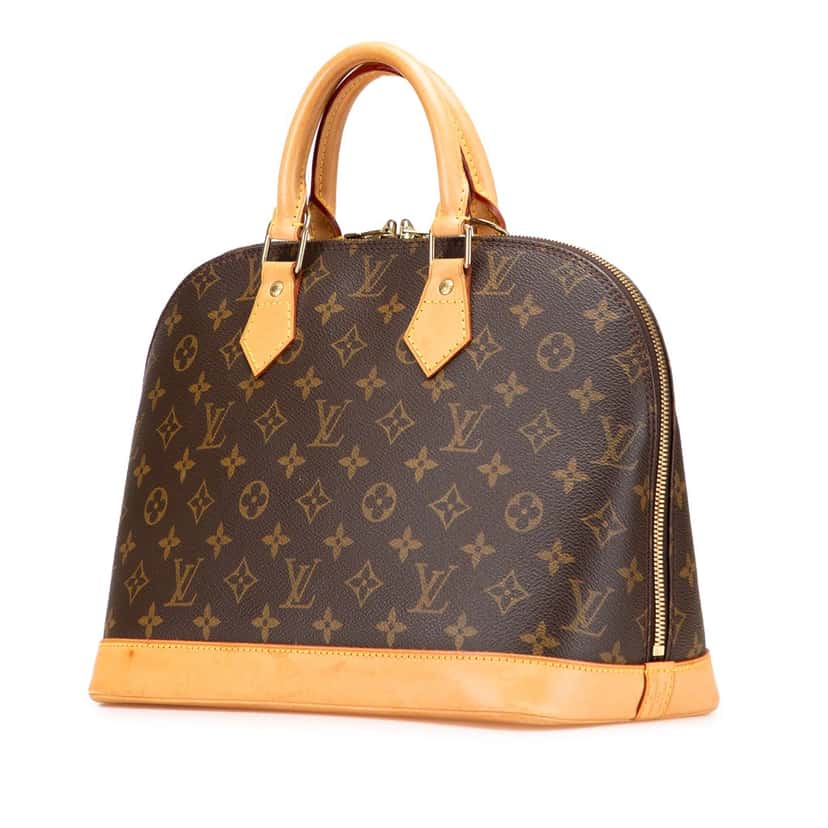 Louis Vuitton Monogram Alma PM Brown Canvas Good condition - Back View