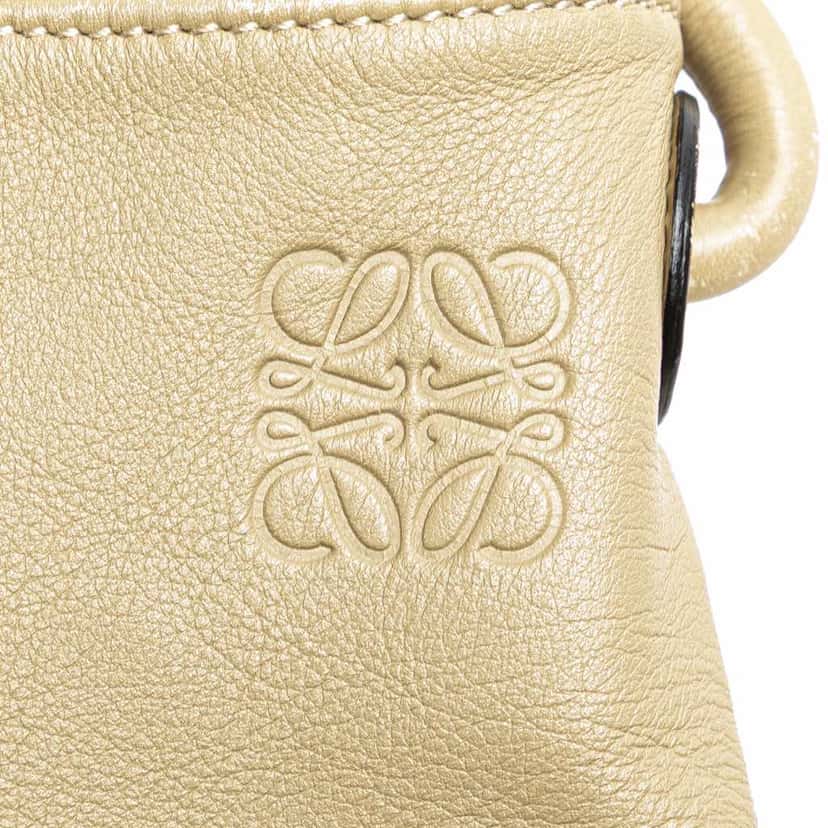 Loewe Small Calfskin Flamenco Knot Hobo Brown Leather Good condition - Box View