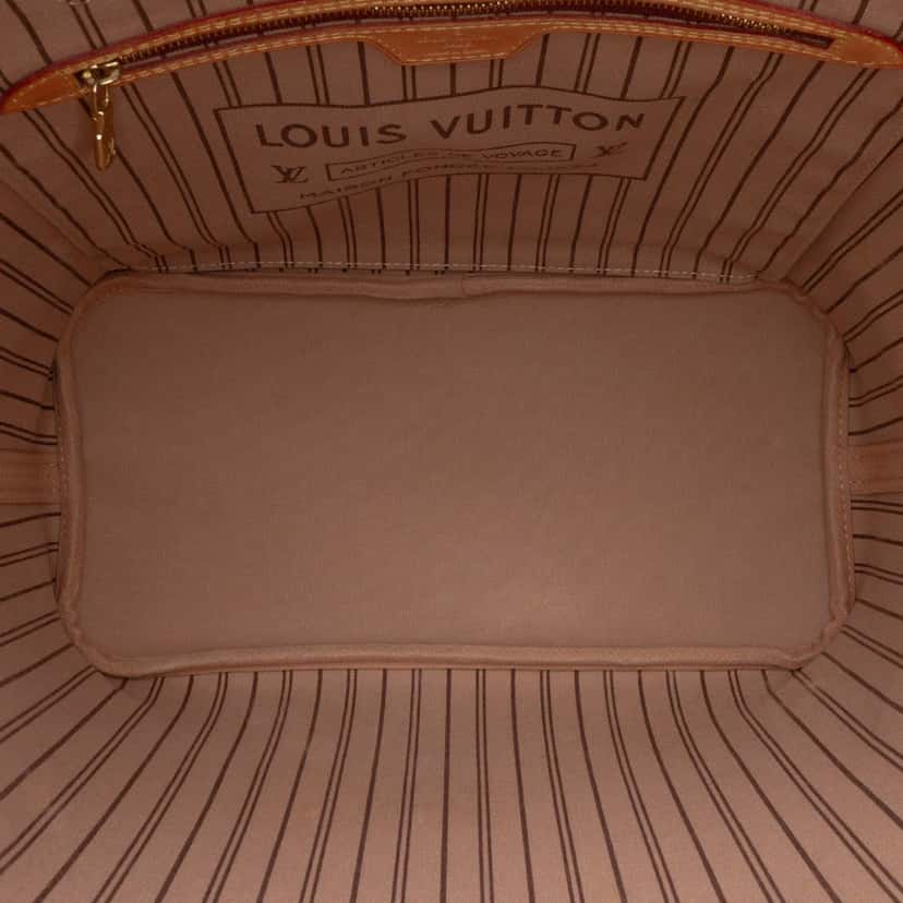 Louis Vuitton Monogram Neverfull MM Brown Canvas Good condition - Model View
