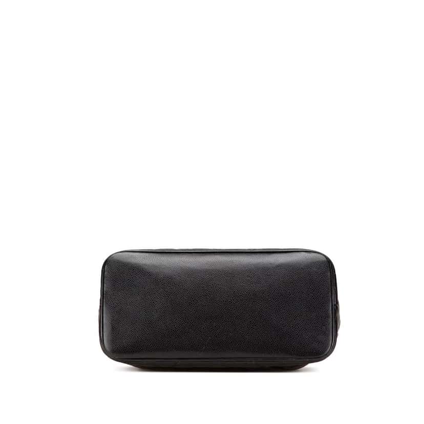 Chanel Caviar Medallion Tote Black Leather Good condition - Inside View