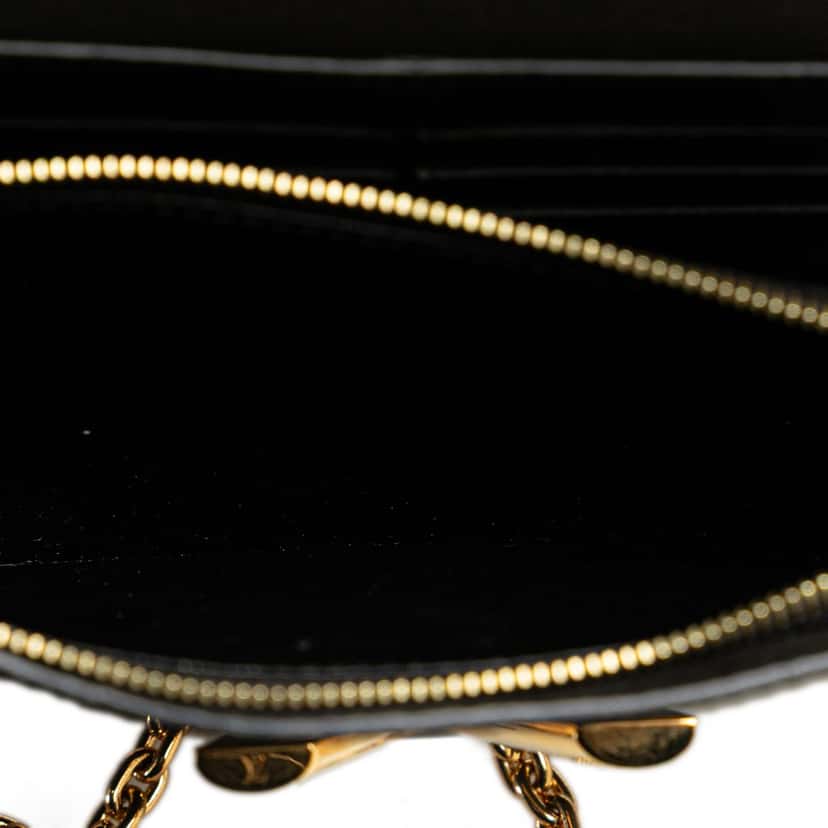 Louis Vuitton Epi Twist Belt Chain Wallet Black Leather Good condition - Model View