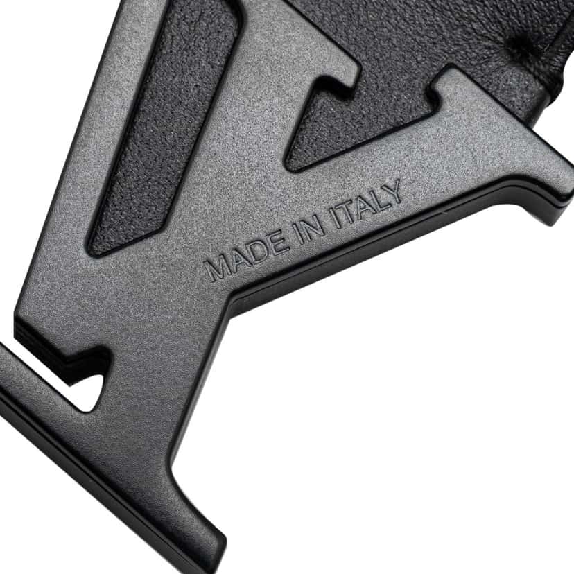 Louis Vuitton Leather LV Initials Key Holder Black Brass Good condition - Inside View