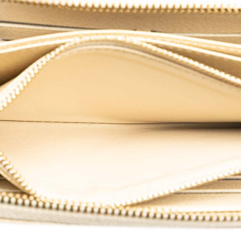 Louis Vuitton Damier Azur Zippy Wallet White Canvas Good condition - Box View