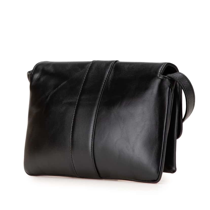 Gucci Small Leather Arli Crossbody Black Leather Good condition - Back View