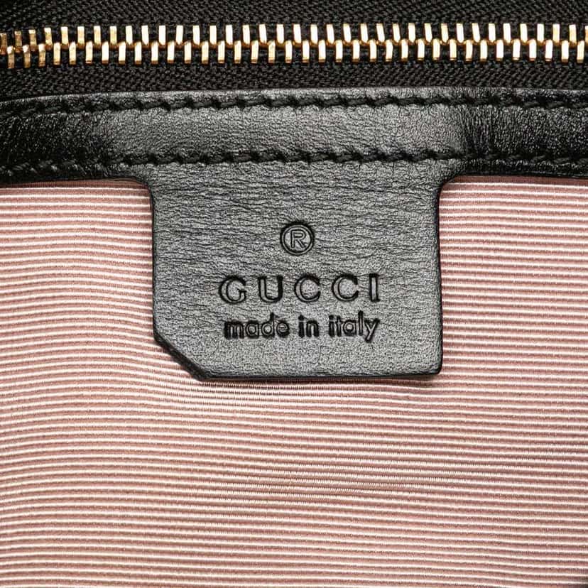 Gucci Small Leather Arli Crossbody Black Leather Good condition - Box View