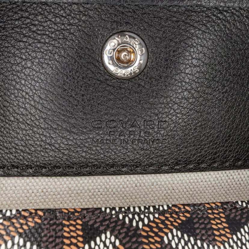 Goyard Goyardine Saint Louis PM Black Canvas Good condition - Box View