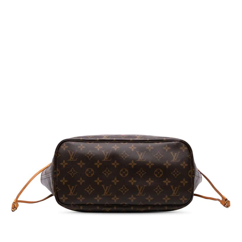 Louis Vuitton Monogram V Neverfull MM Brown Canvas Good condition - Inside View