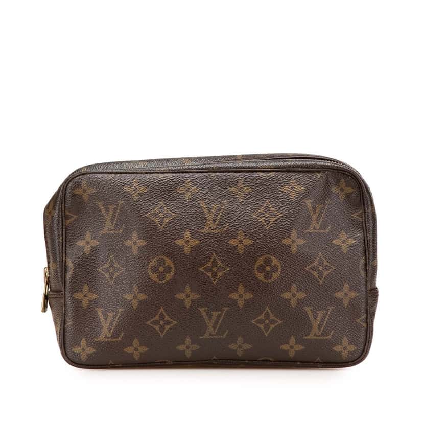 Louis Vuitton Monogram Trousse Toilette 23 Brown Canvas Good condition - Front View