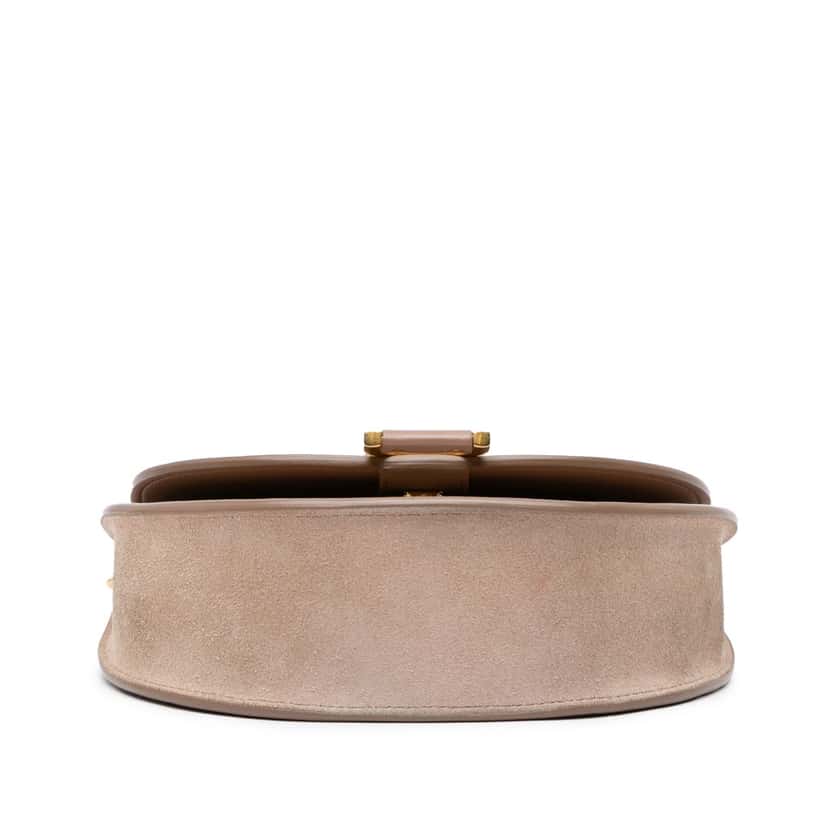 Chloé Grained Calfskin Marcie Chain Flap Brown Leather Good condition - Inside View