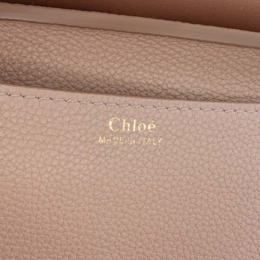 Chloé Grained Calfskin Marcie Chain Flap Brown Leather Good condition - Box View
