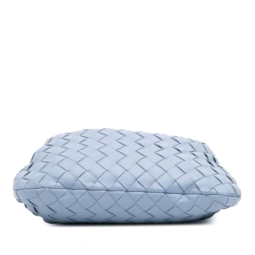 Bottega Veneta Mini Nappa Intrecciato Jodie Blue Leather Good condition - Inside View