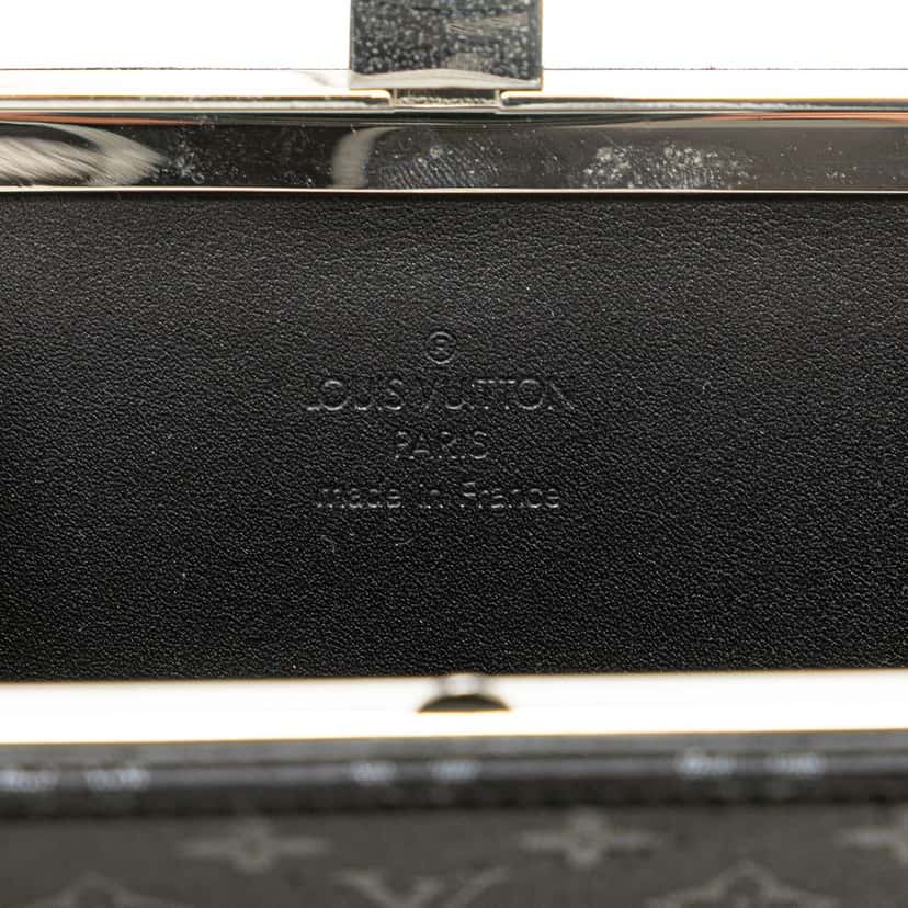 Louis Vuitton Monogram Satin Mini Ange Black Satin Very good condition - Box View