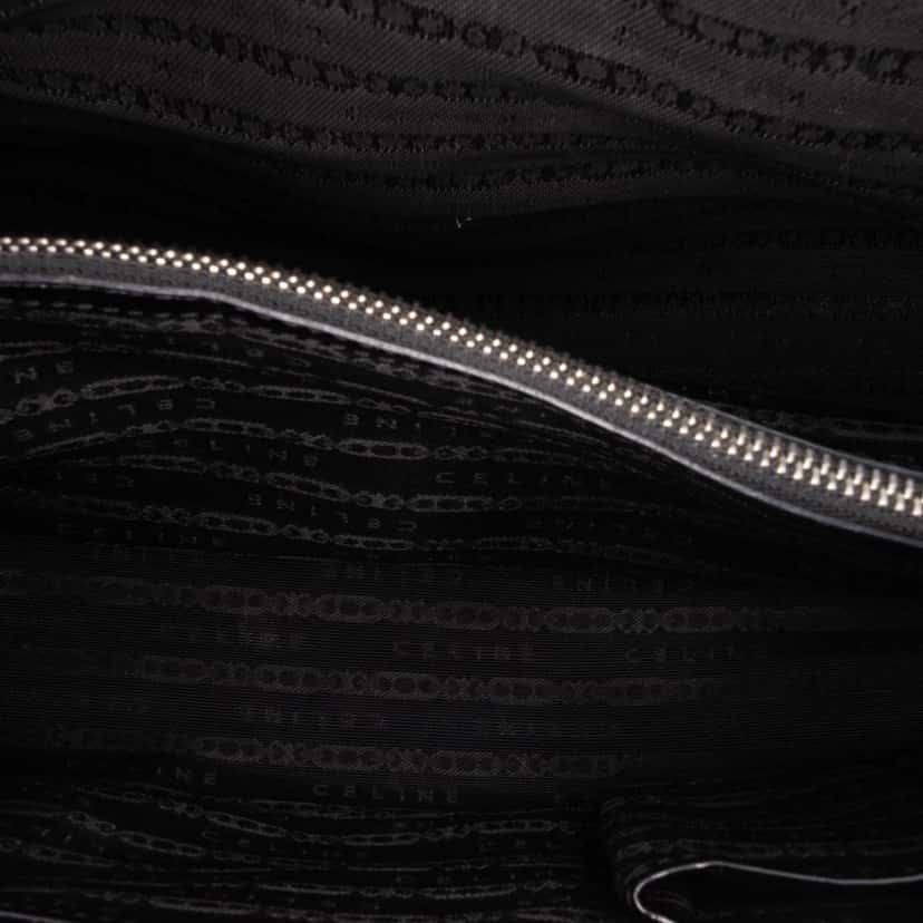 Celine Patent Boogie Handbag Black Leather Good condition - Box View