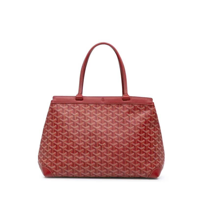 Goyard Goyardine Bellechasse PM Red Canvas Good condition - Front View