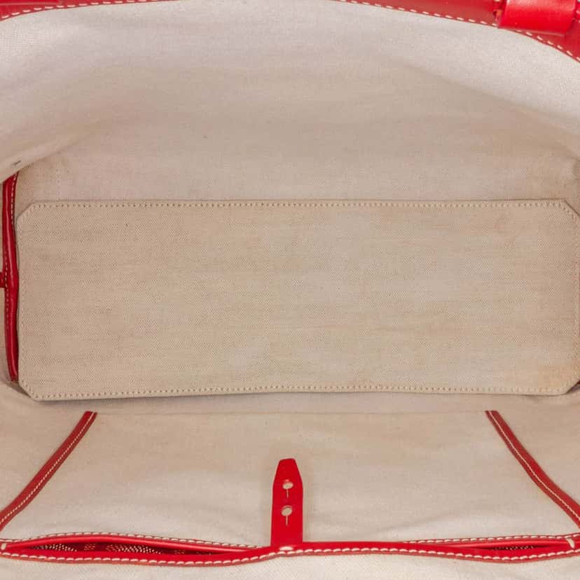 Goyard Goyardine Bellechasse PM Red Canvas Good condition - Model View