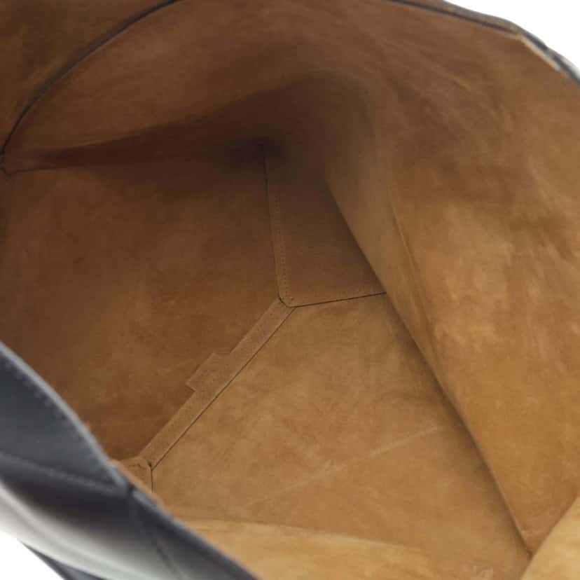 Loewe Large Calfskin Puzzle Fold Tote Black Leather Good condition - Model View