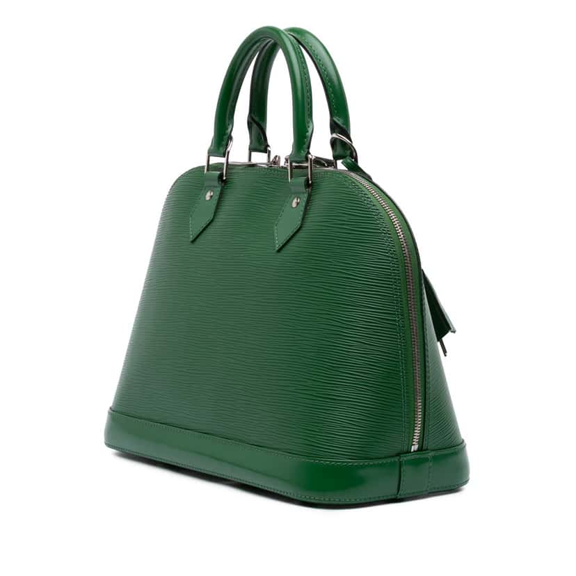 Louis Vuitton Epi Alma PM Green Leather Good condition - Back View
