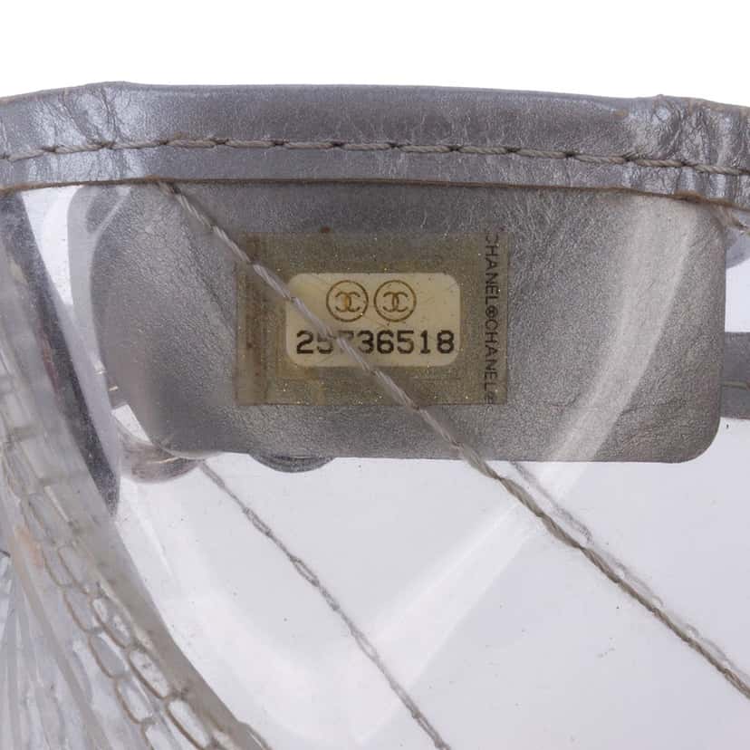 Chanel CC PVC Droplet Hobo White Good condition - Box View