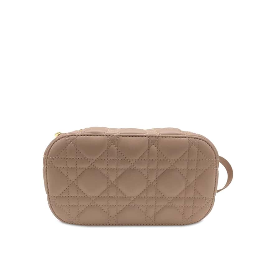 Dior Small DiorTravel Vanity Bag Brown Leather Good condition - Model View