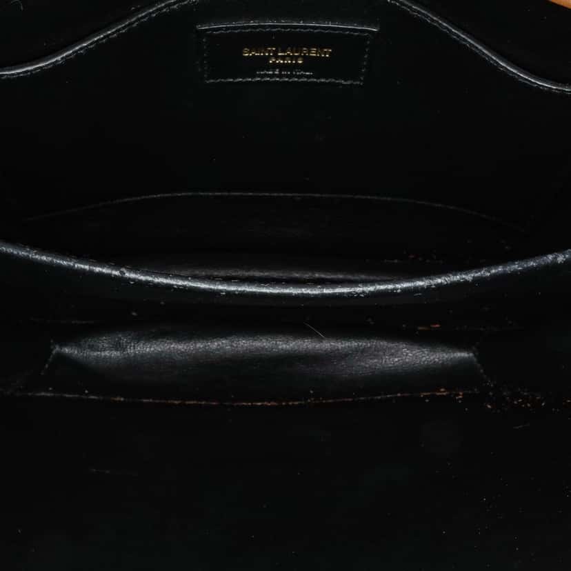 Saint Laurent Medium Denim Solferino Crossbody Blue Denim Good condition - Model View