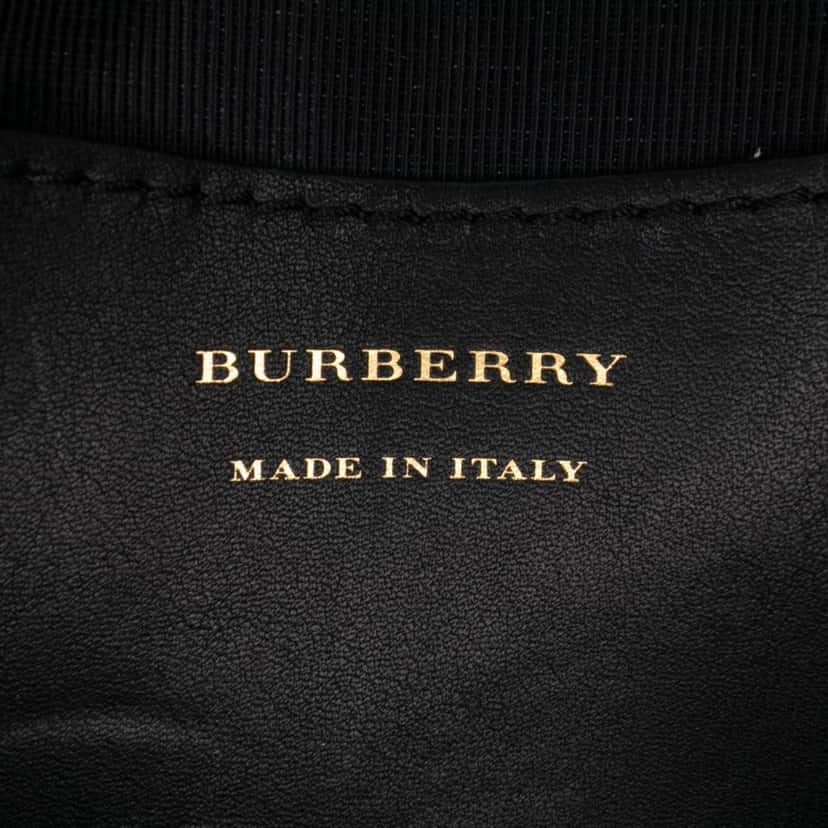 Burberry Haymarket Check Canvas 1983 Link Belt Bag Brown Canvas Good condition - Box View