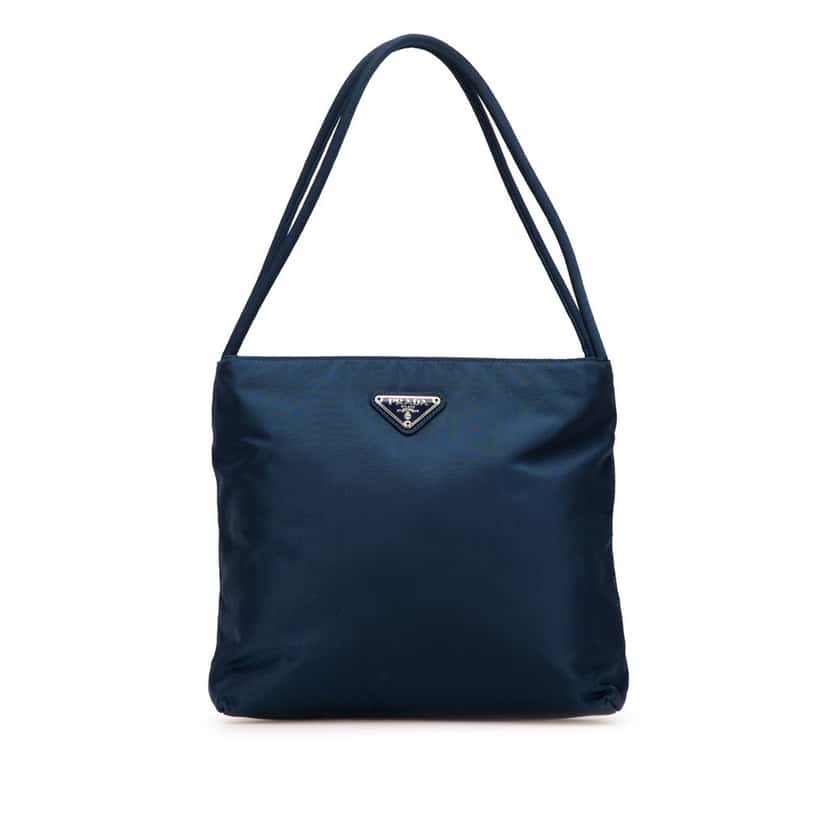 Prada Tessuto Tote Blue Good condition - Front View