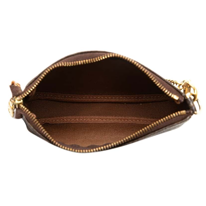 Louis Vuitton Monogram Mini Pochette Accessoires Brown Canvas Good condition - Model View