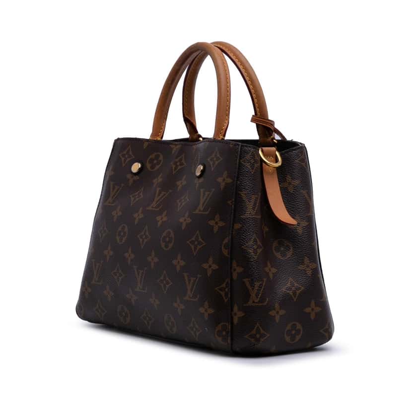 Louis Vuitton Monogram Montaigne BB Brown Canvas Good condition - Back View
