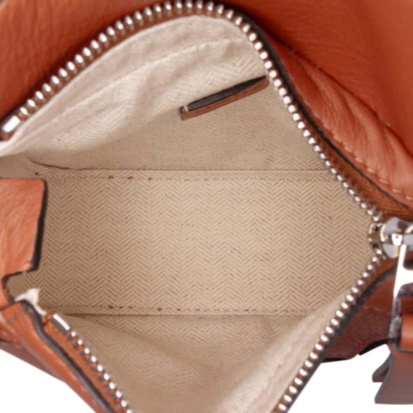 Loewe Nano Calfskin Puzzle Satchel Brown Leather Good condition - Model View