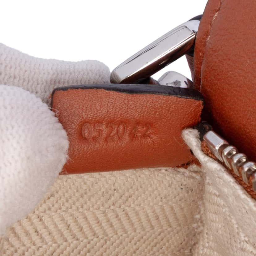 Loewe Nano Calfskin Puzzle Satchel Brown Leather Good condition - Box View
