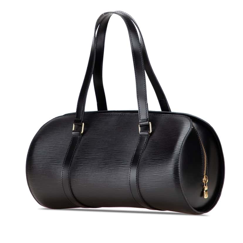 Louis Vuitton Epi Soufflot Black Leather Good condition - Back View