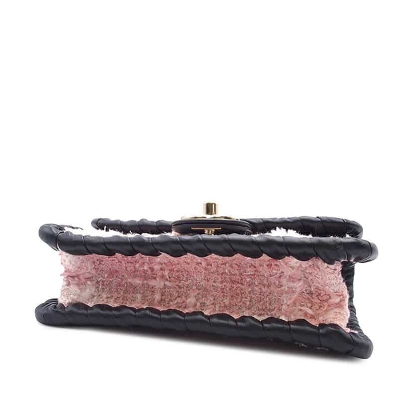 Chanel Mini Tweed My Own Frame Flap Pink Tweed Good condition - Inside View