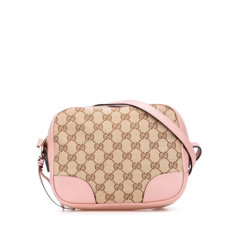 Gucci GG Canvas Bree Crossbody Brown Canvas Good condition - Front View