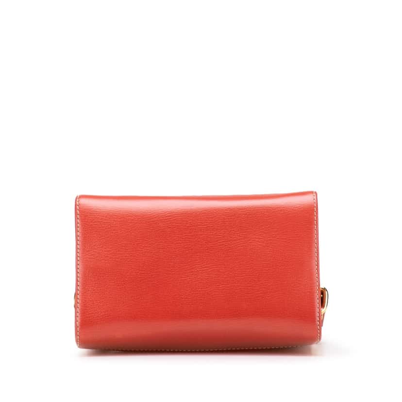 Loewe Leather Velazquez Twist Crossbody Red Leather Good condition - Inside View