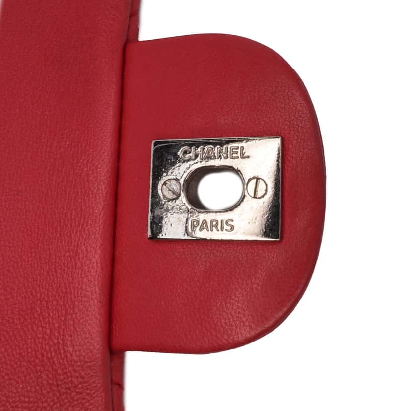Chanel Jumbo Quilted Lambskin 3 Accordion Flap Pink Leather Good condition - Box View