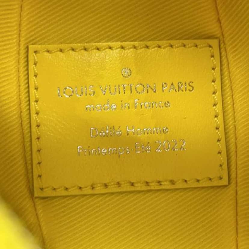 Louis Vuitton Monogram Lemon Pouch Yellow Canvas Good condition - Box View