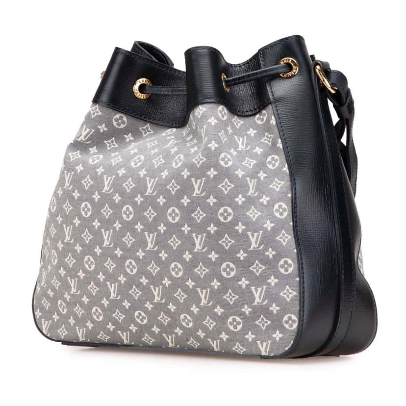Louis Vuitton Monogram Mini Lin Idylle Noe PM Grey Canvas Good condition - Back View