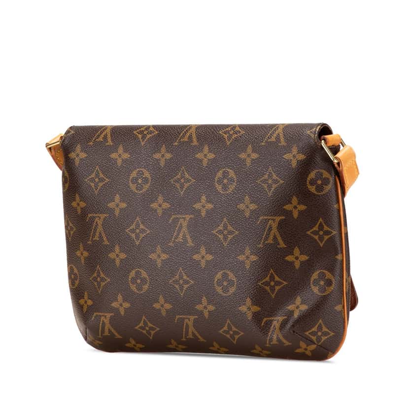 Louis Vuitton Monogram Musette Tango Short Strap Brown Canvas Good condition - Back View