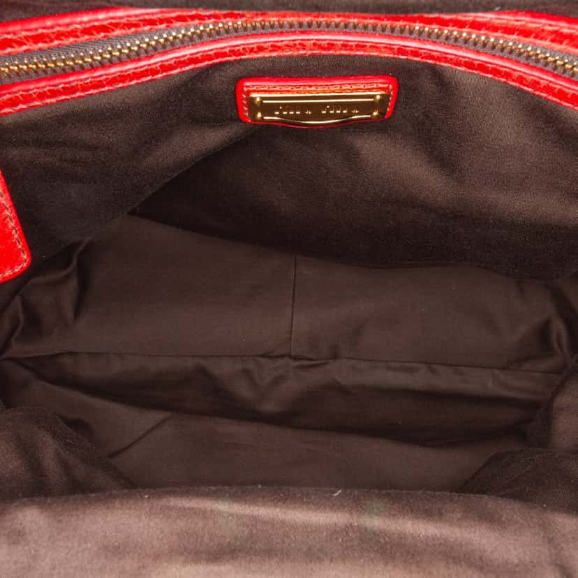 Miu Miu Nappa Frame Lux Top Handle Red Leather Good condition - Model View