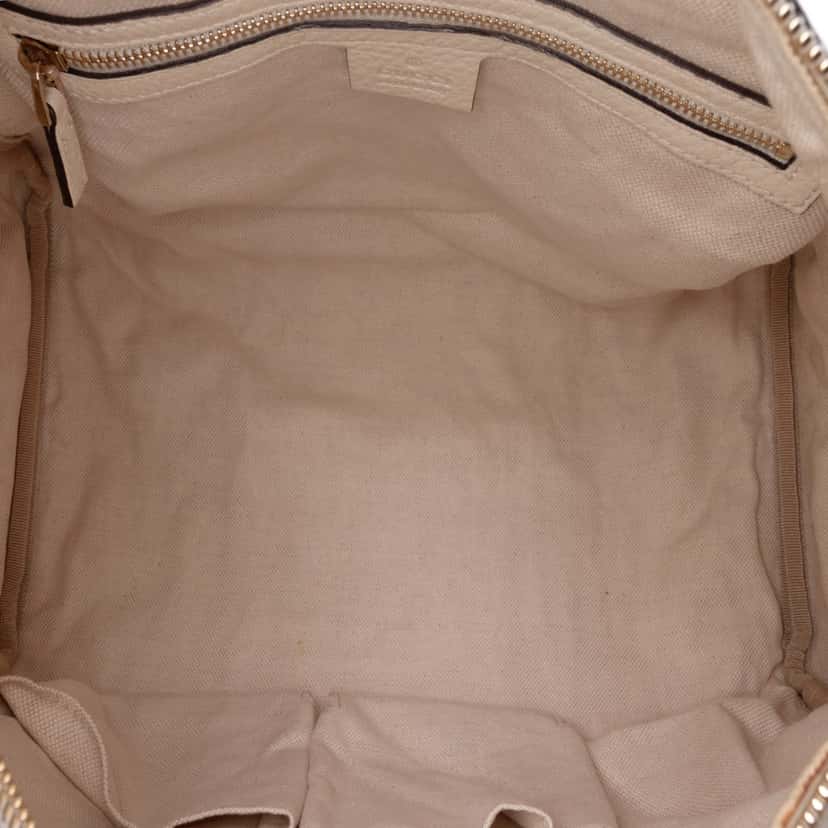 Gucci Calfskin Web Joy Boston Bag Brown Leather Good condition - Model View