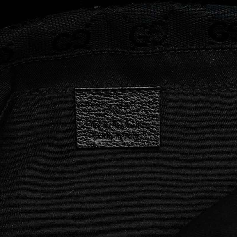Gucci GG Canvas Web Crossbody Black Canvas Good condition - Box View