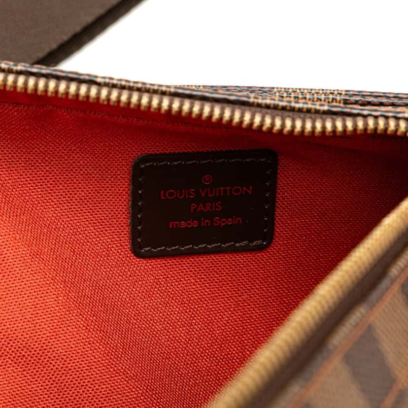 Louis Vuitton Damier Ebene Geronimos Brown Canvas Good condition - Box View