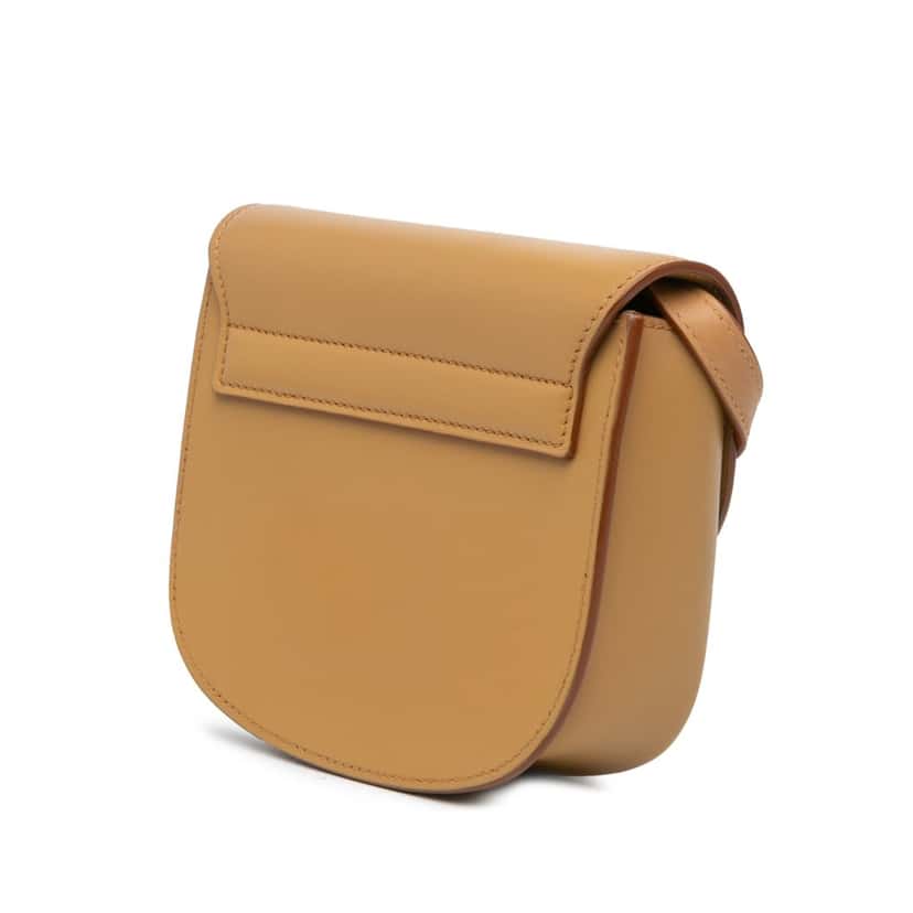 Saint Laurent Small Leather Kaia Crossbody Brown Leather Good condition - Back View