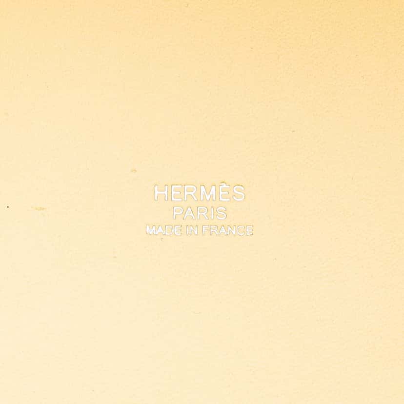 Hermès Toile Goeland and Swift Cargo Picotin Lock 18 Yellow Canvas Good condition - Box View