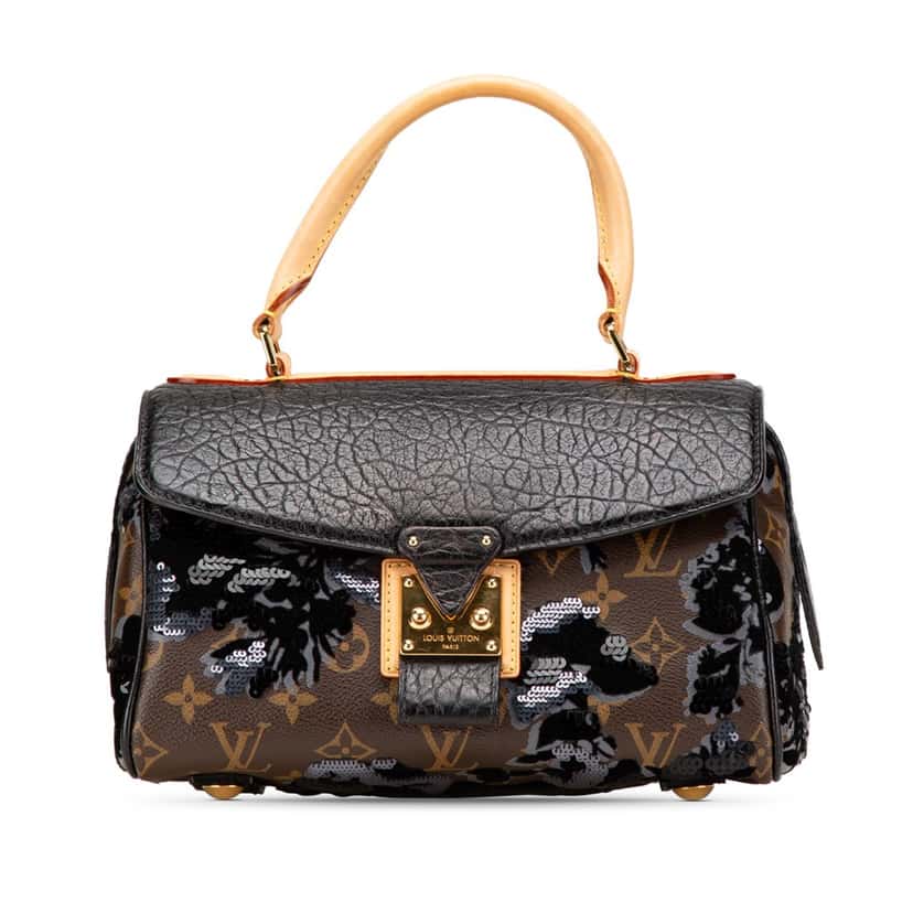Louis Vuitton Monogram Fleur De Jais Carrousel Brown Canvas Good condition - Front View