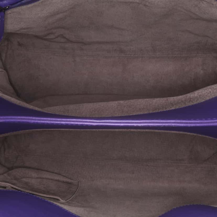 Bottega Veneta Nappa Intrecciato Milano Tote Purple Leather Good condition - Model View