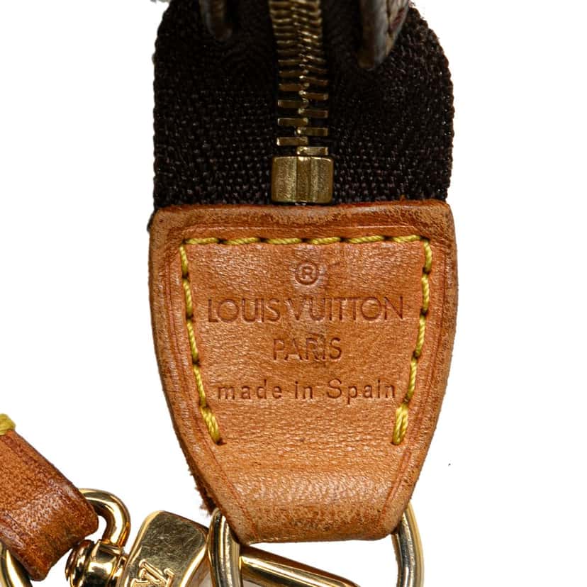 Louis Vuitton Monogram Pochette Accessoires Brown Canvas Good condition - Box View